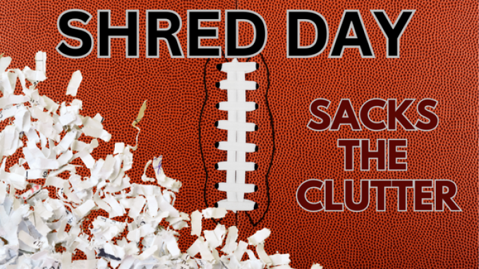 shred day sacks the clutter