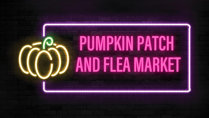 pumpkin patch and flea market