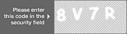 captcha code for visual authentication  number 8 letter V number 7 letter R
