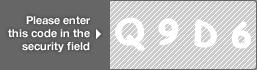 captcha code for visual authentication  letter Q number 9 letter D number 6