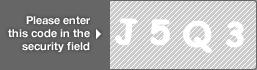 captcha code for visual authentication  letter J number 5 letter Q number 3