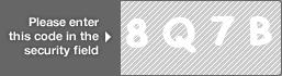 captcha code for visual authentication  number 8 letter Q number 7 letter B